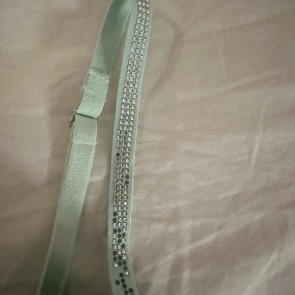 *3 for 20* Victoria’s Secret Mint Green Floral Lace Underwire Bra , Size 32C - Picture 3 of 5